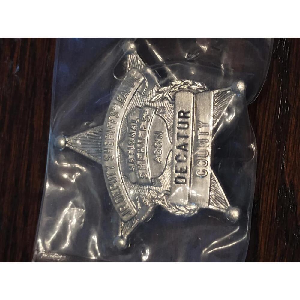 Vintage JR DEPUTY SHERIFF'S LEAGUE BADGE Decatur County Georgia